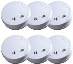 Ionization Sensor Battery Operated Home Fire Safety 6-pack